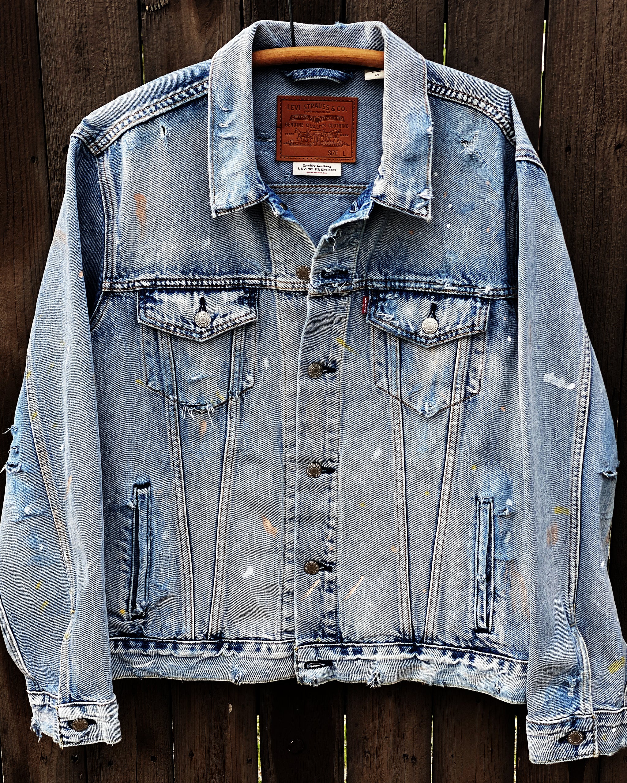One-Off Skull Trucker Jacket (Large) – Honky Tonky